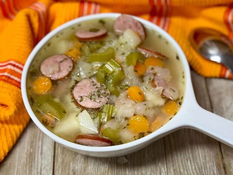 German Potato Soup with Sausage